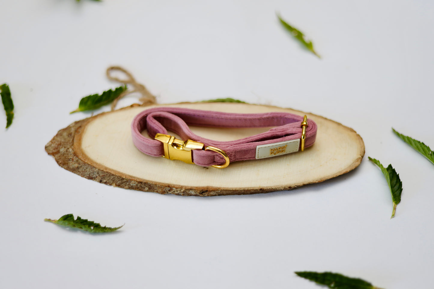Happi Puppi Kit (Arnés, Leash, Poop Bag, Collar y Lazo) - Rosa
