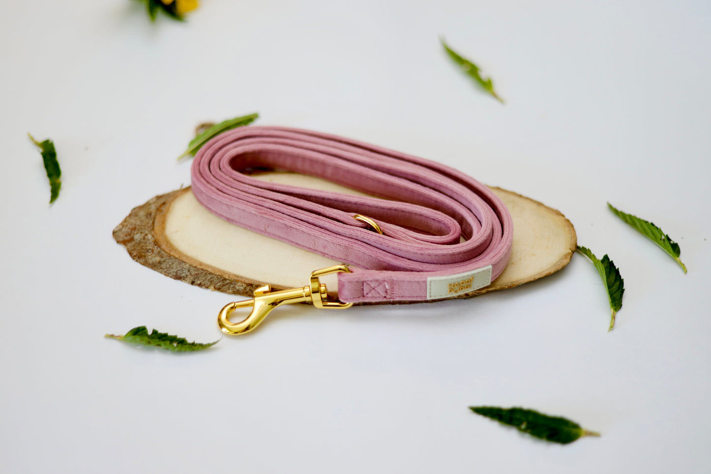 Happi Puppi Kit (Arnés, Leash, Poop Bag, Collar y Lazo) - Rosa