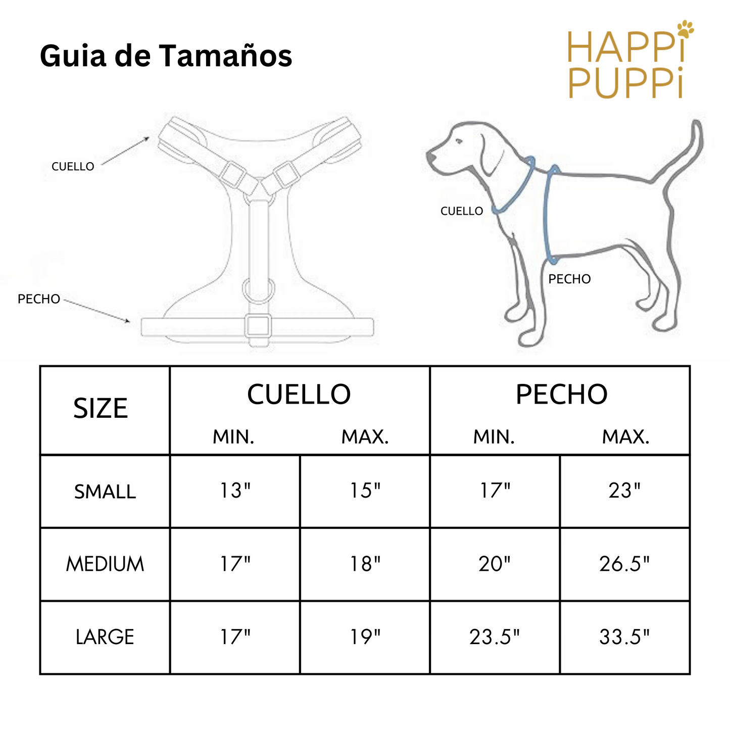 Happi Puppi Kit (Arnés, Leash, Poop Bag, Collar y Lazo) - Rosa